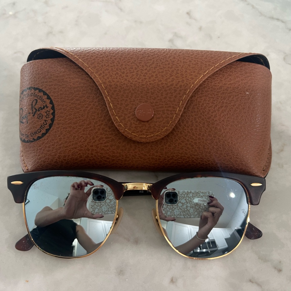 Ray-Ban Clubmaster Flash lenses